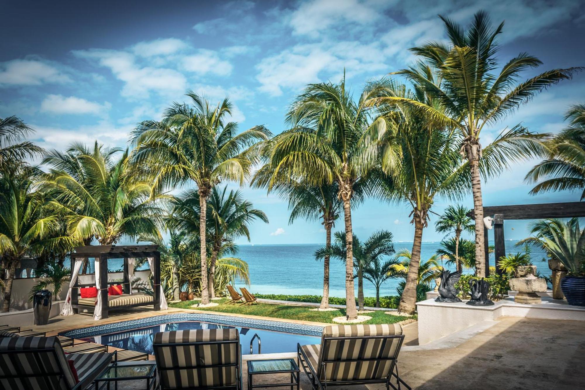 Villa Albatros Oceanfront Luxury Hotelzone Cancún Eksteriør bilde